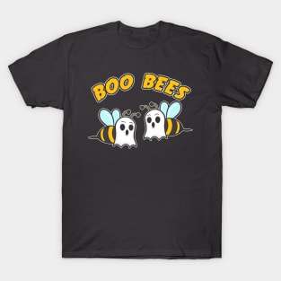 Halloween Ghost Bees Boo Bees T-Shirt